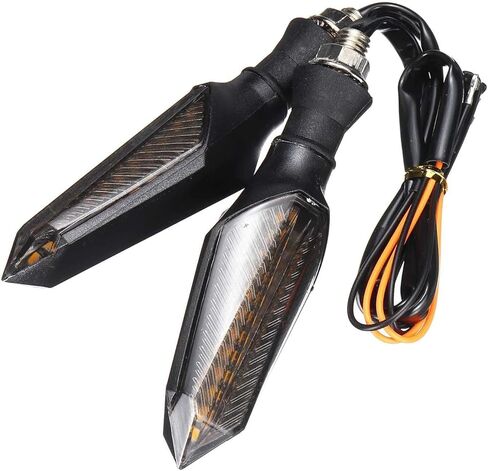 36V-60V LED Turn Signal Lights for Motorcycle/E-Scooter/Bike – Waterproof Indicator Lights Kit, Left & Right – High-Brightness SMD LED, Plug & Play Installation in Saudi Arabia