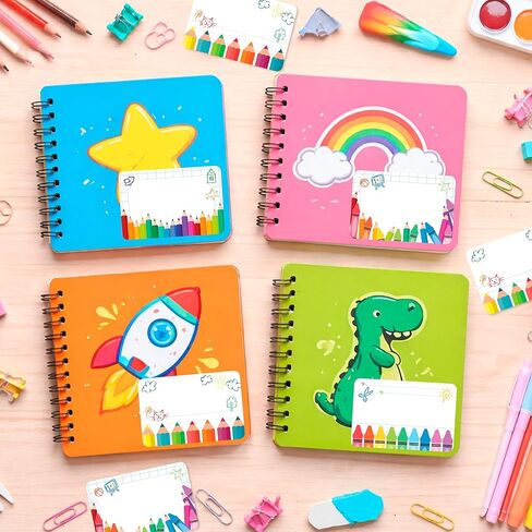 Mobiusea Creation Colorful Crayon Name Tag Stickers | 80 Blank Name Labels for Kids, Write-On Classroom Name Tags for Teacher Supplies, Notebooks, Books & Cubbies in Kuwait