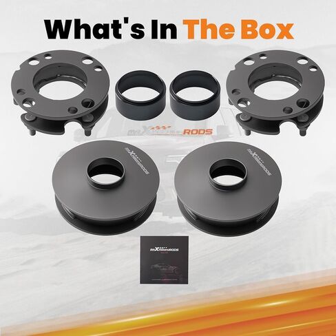 maXpeedingrods 2.5" Front and 1.5" Rear Lift Leveling Kit for Toyota Tacoma 2WD/4WD 2024+, Bolt-On Strut Spacers in Kuwait
