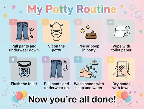 22Pcs Potty Training Chart, 8 Pack Weekly Potty Chart with 8 Reward Stickers Sheets,1000+Poop and Pee Stickers, Toilet Training Chart Set for Potty Success, Kids Potty Training Supplies in Saudi Arabia