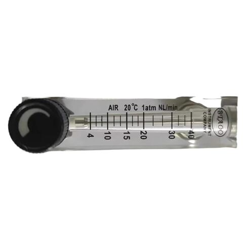 مقياس التدفق 1/4 بوصة BSPT Femael 6-1000ml 0.1-100L لكل دقيقة LZM-6T مقياس تدفق الهواء السائل والماء الأكريليك مع صمام التحكم (الغاز، 10-70 LPM) in Kuwait