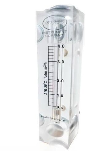LZM-15Z Air Nitrogen Oxygen Rotor Gas Plexiglass Float Liquid Water Flowmeter(Water 1-11LPM) in Kuwait