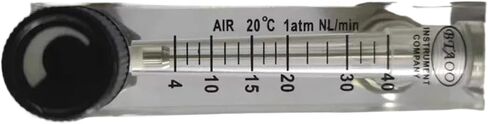 Flowmeter 1/4" BSPT Femael 6-1000ml 0.1-100L Per Min LZM-6T Gas Air Liquid Water Acrylic Flow Meter Rotameter With Control Valve(Gas,10-150 LPM) in Kuwait