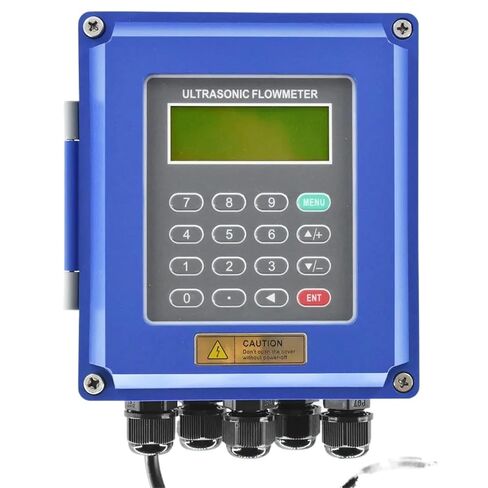 Digital Ultrasonic Water Flowmeter Wall Mounted Clamp On TM-1 Transducer DN50mm-700 TUF-2000B RS485 Interface IP67 Protection(SD Storage TM-1) in Kuwait