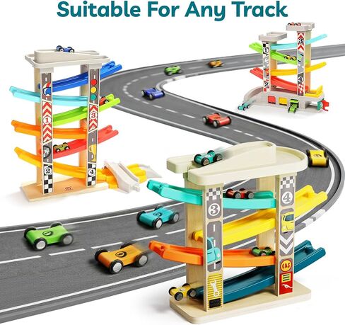 TOPBRIGHT Car Ramp Replacement Toy with 12 Small Cars in Saudi Arabia