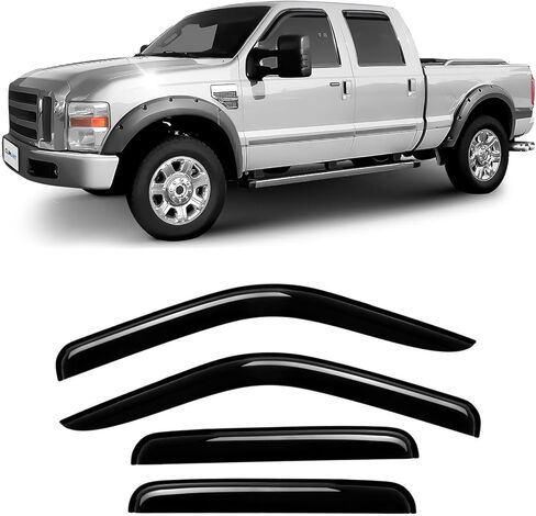 CLIM ART Incredibly Durable Rain Guards for Lexus GX 2010-2023, Original Tape-on Window Deflectors, Vent Deflector, Window Visors, Car Accessories, 4 pcs. - 410462 in Kuwait