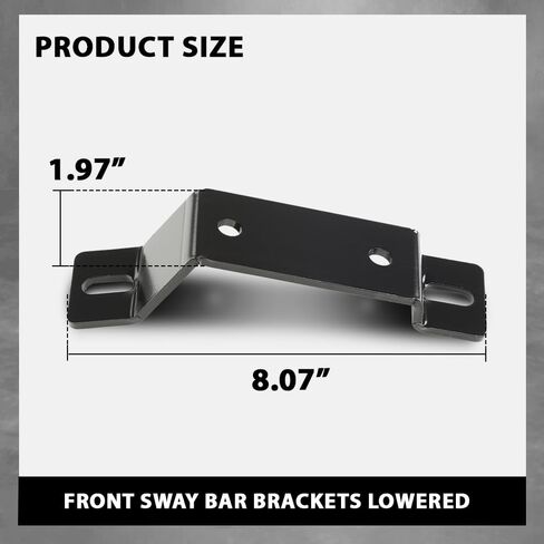 G-PLUS Front Sway Bar Brackets Lowered Compatible with Chevy C10 GMC Truck 1973-1987 in Saudi Arabia
