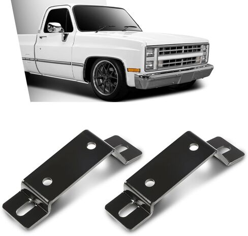 G-PLUS Front Sway Bar Brackets Lowered Compatible with Chevy C10 GMC Truck 1973-1987 in Saudi Arabia