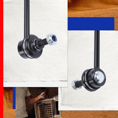 JC Whitney JFBAJCWCA00316 Set of 2 Sway Bar Link (Front) - Compatible with BMW 323i, 325i, 328i, 330i, 335d, 335i, 335is, 128i, 135i, Z4, X1 in Kuwait