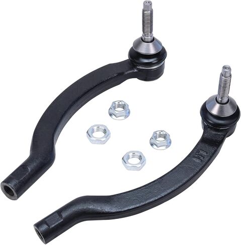 Detroit Axle - Front 6pc Tie Rods Kit for 00-06 Volvo S80, 01-09 S60, 01-07 V70, 4 Inner & Outer Tie Rod Ends 2 Boots 2001 2002 2003 2004 2005 2006 Replacement in Kuwait
