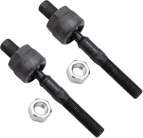 Detroit Axle - Front 6pc Tie Rods Kit for 00-06 Volvo S80, 01-09 S60, 01-07 V70, 4 Inner & Outer Tie Rod Ends 2 Boots 2001 2002 2003 2004 2005 2006 Replacement in Kuwait