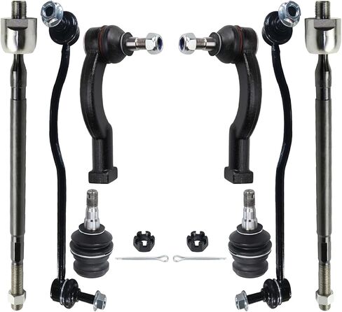 Detroit Axle - 8pc Front Suspension Kit for 2015-2019 Subaru Outback Legacy, 2 Sway Bar Links 2 Lower Ball Joints 4 Inner Outer Tie Rod Ends 2016 2017 2018 Replacement in Kuwait