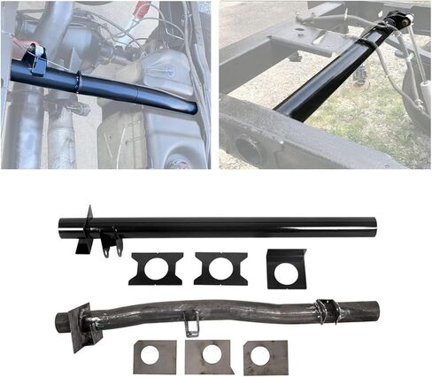 ECOTRIC Rear Tank Support Crossmember and Rear Shock Mount Crossmember Compatible with 1999-2006 Chevy Silverado/GMC Sierra 1500 2500 2500HD Included 2 Packages in Kuwait