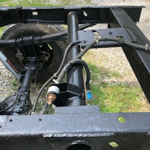 ECOTRIC Rear Tank Support Crossmember and Rear Shock Mount Crossmember Compatible with 1999-2006 Chevy Silverado/GMC Sierra 1500 2500 2500HD Included 2 Packages in Kuwait