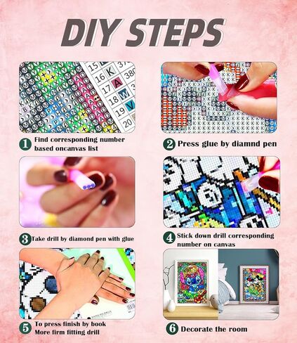 YOMEIA Diamond Art Kits for Adults, 5D Deep Sea MermaidDiamond Painting Kits Full Drill Round Gem Art, DIY Crafts Paint by Diamonds for Home Wall Decor, Gifts for Beginners 12x16 Inch in Saudi Arabia