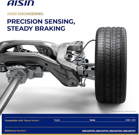 AISIN AFTERMARKET BST-01836 Set of 2 Front Left and Right ABS Wheel Speed Sensor - Compatible with Toyota Venza 2009-2015 in Kuwait