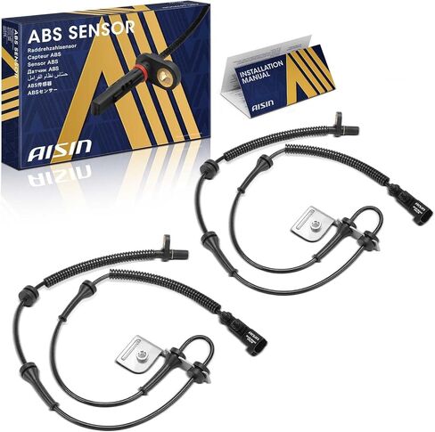 AISIN AFTERMARKET BSAZ-00642 Set of 2 Front Left and Right ABS Wheel Speed Sensor - Compatible with Chrysler Town & Country 2012-2016, Dodge Grand Caravan 2012-2020, Ram C/V 2012-2015 in Kuwait
