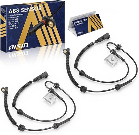 AISIN AFTERMARKET BSAZ-00642 Set of 2 Front Left and Right ABS Wheel Speed Sensor - Compatible with Chrysler Town & Country 2012-2016, Dodge Grand Caravan 2012-2020, Ram C/V 2012-2015 in Kuwait
