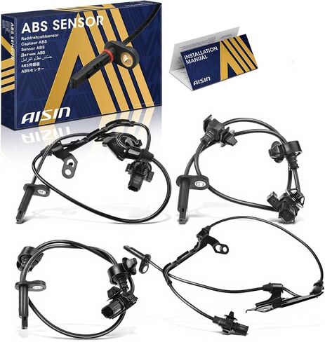 AISIN AFTERMARKET BSH-02606 Set of 4 Front and Rear ABS Wheel Speed Sensor - Compatible with Acura MDX 2007-2012 in Kuwait