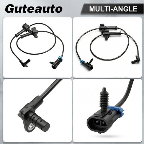 Rear ABS Wheel Speed Sensor Compatible with Hummer H3 2006-2010 H3T 2009-2010 Rear Left or Right | Replace OE 15862988 | Anti Lock Brake Wheel Speed Sensor | 1 Pack in Kuwait