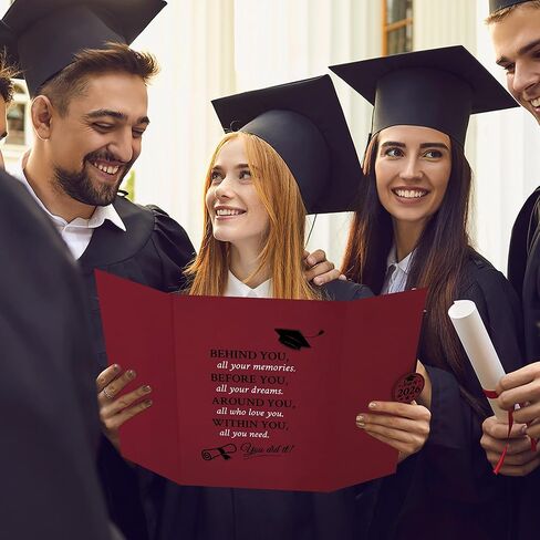 Vlipoeasn Maroon 2026 Graduation Guest Book Alternative, Class of 2026 Graduation Party Decorations, Burgundy Graduation Signature Book for College High School, Unique Graduation Gifts for Friends in Kuwait