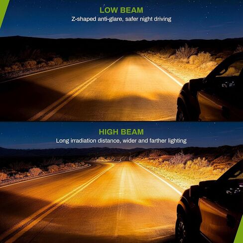 AUTOSAVER88 LED DRL Headlight Assembly kit Compatible with 2014-2016 Nissan Rogue Headlamp Replacement Clear Lens Black Housing Amber Reflector in Kuwait