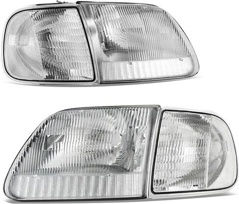 AUTOSAVER88 LED DRL Headlight Assembly kit Compatible with 2014-2016 Nissan Rogue Headlamp Replacement Clear Lens Black Housing Amber Reflector in Kuwait