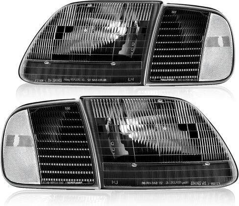 AUTOSAVER88 LED DRL Headlight Assembly kit Compatible with 2014-2016 Nissan Rogue Headlamp Replacement Clear Lens Black Housing Amber Reflector in Kuwait