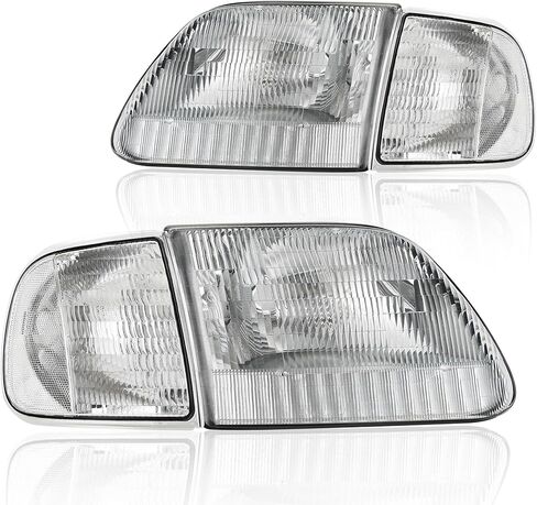 AUTOSAVER88 LED DRL Headlight Assembly kit Compatible with 2014-2016 Nissan Rogue Headlamp Replacement Clear Lens Black Housing Amber Reflector in Kuwait