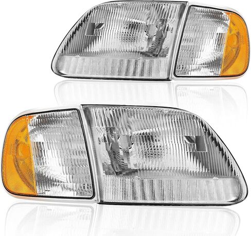 AUTOSAVER88 LED DRL Headlight Assembly kit Compatible with 2014-2016 Nissan Rogue Headlamp Replacement Clear Lens Black Housing Amber Reflector in Kuwait