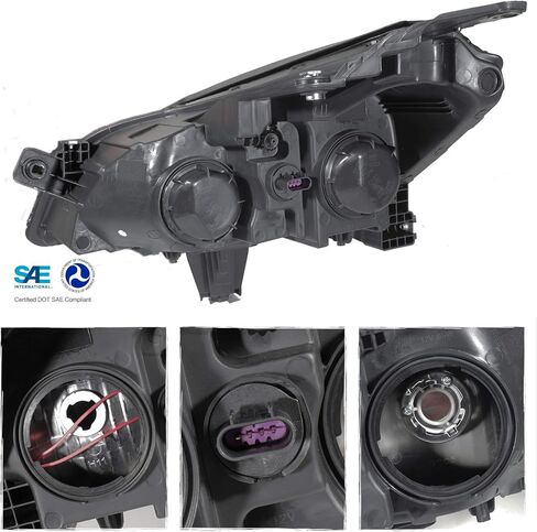 AKKON - Fits 2009 2010 2011 2012 Chevy Traverse Headlight Headlamp Direct Replacement - Right (Passenger) Side in Kuwait