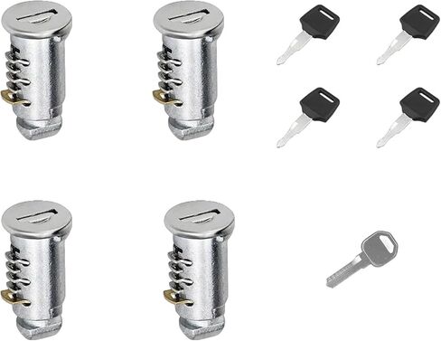 4 Pack Lock Cores Compatible with Thule One-Key System Lock Cylinders,Replacement Key Cylinder for Bike Rack Roof Cargo Roof Rack Towers Ski Rack Accessories in Saudi Arabia