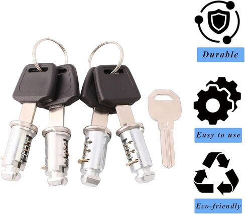 4 Pack Lock Cores Compatible with Thule One-Key System Lock Cylinders,Replacement Key Cylinder for Bike Rack Roof Cargo Roof Rack Towers Ski Rack Accessories in Saudi Arabia
