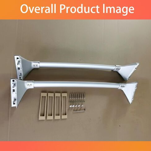 US Stock Silver Roof Rack Cross Bars Fits for Rogue 2021-2026 The roof bar can only be Used if The car is Equipped with Luggage Rack Upright Poles When Purchased in Saudi Arabia