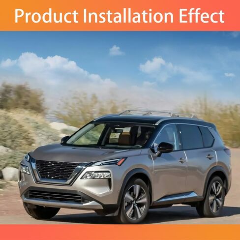 US Stock Silver Roof Rack Cross Bars Fits for Rogue 2021-2026 The roof bar can only be Used if The car is Equipped with Luggage Rack Upright Poles When Purchased in Saudi Arabia