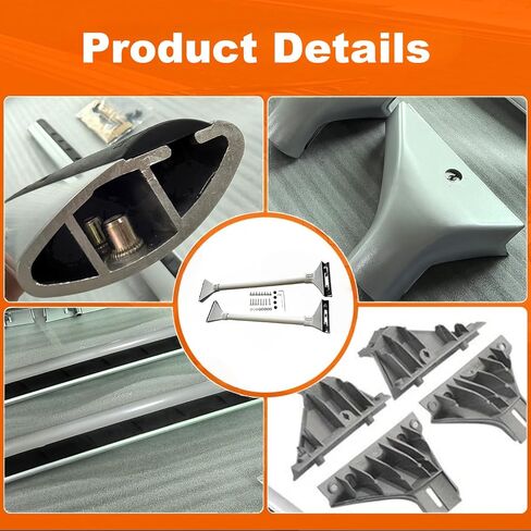 US Stock Silver Roof Rack Cross Bars Fits for Rogue 2021-2026 The roof bar can only be Used if The car is Equipped with Luggage Rack Upright Poles When Purchased in Saudi Arabia