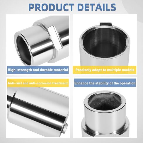 4Pcs - 49MM ID 2.76"/70MM Height 2 Post Lift Adapters, Car Truck Lift Tall Stack Extension Adapter Fit for Universal 2 Post Lift Tall Vehicles Adapters Pins in Kuwait