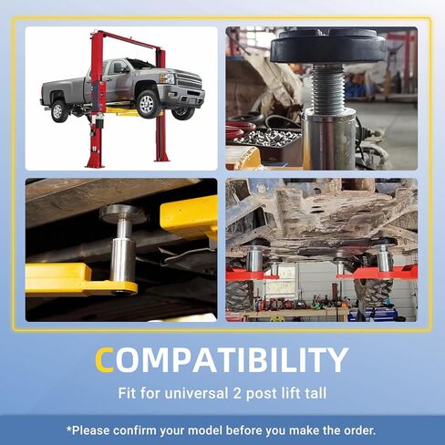 4Pcs - 49MM ID 2.76"/70MM Height 2 Post Lift Adapters, Car Truck Lift Tall Stack Extension Adapter Fit for Universal 2 Post Lift Tall Vehicles Adapters Pins in Kuwait