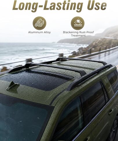 300lbs Roof Rack Cross Bars for Ford Expedition/Max 2018-2026 & for Lincoln Navigator 2018-2024 (not for 2025),Aluminum Rooftop Crossbars Cargo Carrier Luggage Kayak Bike Snowboard in Saudi Arabia