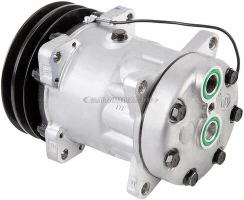 AC Compressor & 140mm Double V-Belt A/C Clutch Replaces Sanden SD7H15HD 7952 8088 5308 8040 8056 9571 12v - BuyAutoParts 60-02442NA NEW in Kuwait