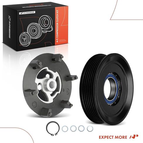 طقم قابض ضاغط مكيف الهواء A-Premium متوافق مع Land Rover Range Rover/Range Rover Sport 2006-2009، LR3 2005-2007، LR3 2008-2009 4.4L & Jaguar XF 2009-2010 4.2L in Kuwait