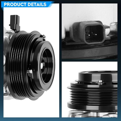 TadaMark A/C Air Conditioner Compressor Repair Kit Fit for Ford Focus 2.0L 2.0 2012-2014 Note: for Naturally Aspirated Only, Not for Turbocharged, Replace for KT-4744 CO-29079C in Kuwait