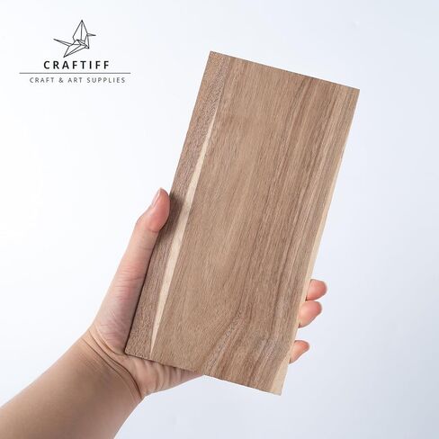 Acacia Wood Sheets 4x8 inch, 1/8" Thick Lumber Board Solid Panel Veneer Plank for Crafts - Pack of 5 by Craftiff in Kuwait