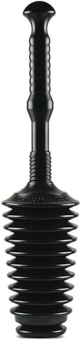 Master Plunger MP500-3 Heavy Duty All Purpose Plunger, Laundry Tubs, Bath Tubs, Kitchen Sinks, Garbage Disposal, Toilets Commercial & Residential Use. Equipped with Air Release Valve, Black in Saudi Arabia