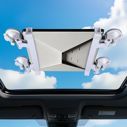 Starlink Mini Mount, Heavy Duty Suction Cup Mount with 4 Strong Nano Gel Pads, Tool-Free Car Mount for Sunroof, Windshield, Dashboard & Exterior Car Body, Starlink Mini Accessories in Saudi Arabia