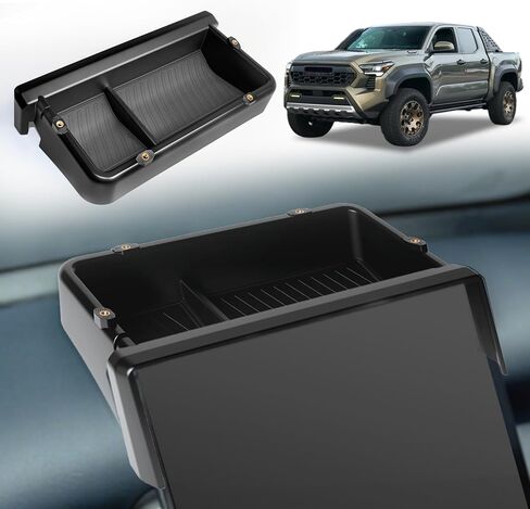 AZEAM Dashboard Behind Screen Storage Box (14 Inch Screen Only) for 2024 2025 2026 Toyota Tacoma & 2025 2026 4Runner Accessories, Center Console Organizer Tray with Anti-Slid Silicone Pad in Saudi Arabia