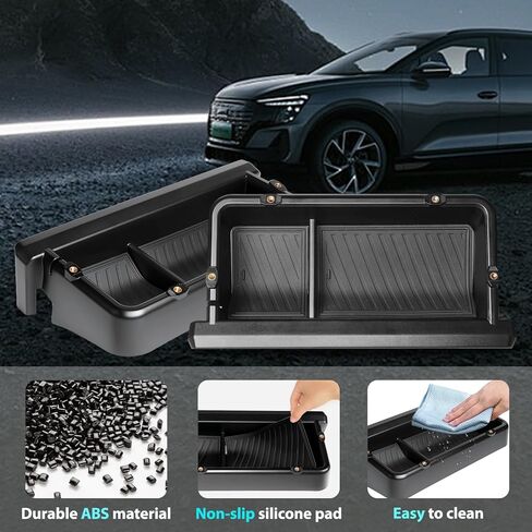 AZEAM Dashboard Behind Screen Storage Box (14 Inch Screen Only) for 2024 2025 2026 Toyota Tacoma & 2025 2026 4Runner Accessories, Center Console Organizer Tray with Anti-Slid Silicone Pad in Saudi Arabia
