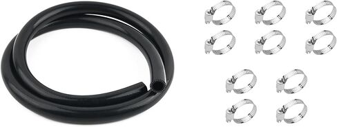 5Ft ID 5/8 Heater Hose, Rubber Radiator Hose with 650PSI Rupture Pressure for Water/Gas Transportation, Professional Car Accessories Coolant Hoses for Vehicle Cooling Systems in Kuwait
