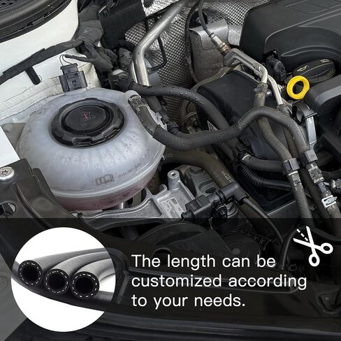 5Ft ID 5/8 Heater Hose, Rubber Radiator Hose with 650PSI Rupture Pressure for Water/Gas Transportation, Professional Car Accessories Coolant Hoses for Vehicle Cooling Systems in Kuwait