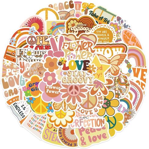 50pcs Funny Lady Makeup Stickers, Mixed Different Lipstick Cosmetic Mirror Sticker for Laptops Decals Phone Water Bottle Computer Award Sticker, Waterproof PVC Vinyl in Kuwait
